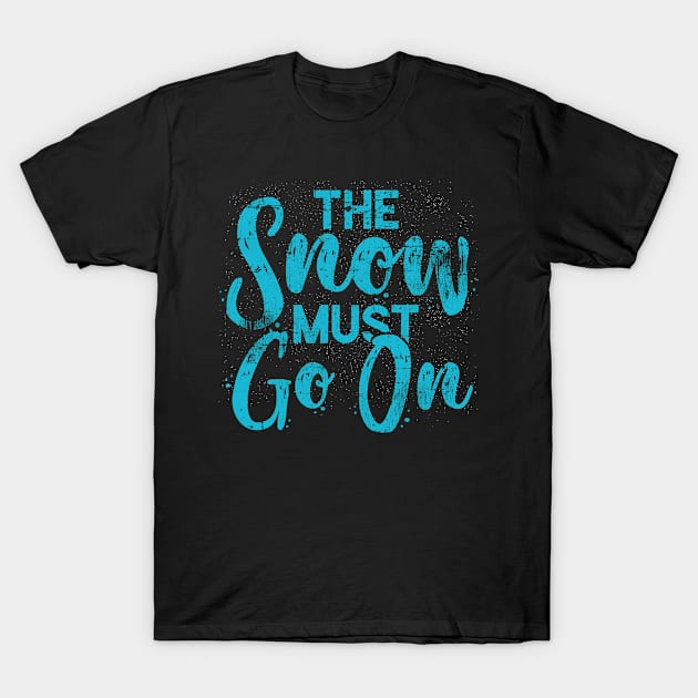 Winter Snow T-Shirt by Teeladen